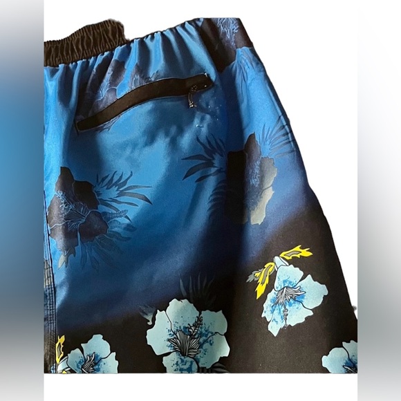 Burnside Tropical Blue Swim Trunks Sz XL - Picture 4 of 8